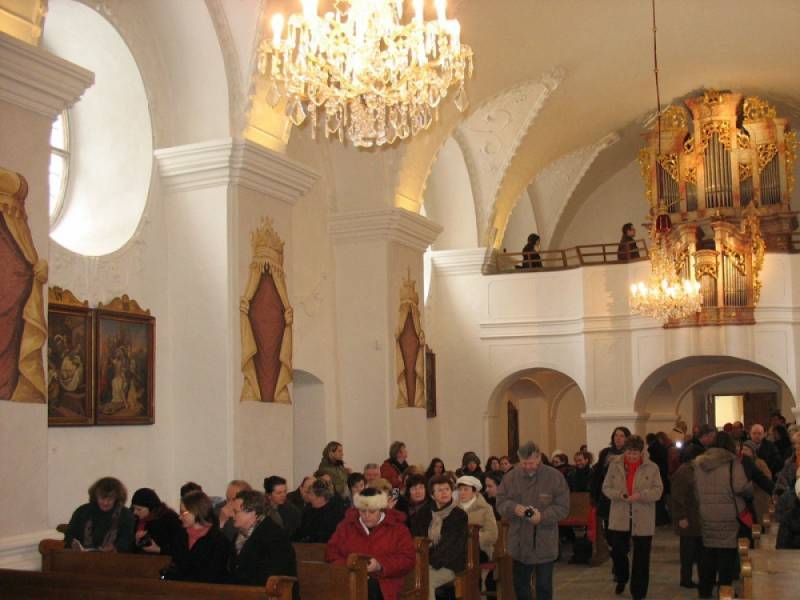 Nově rekonstruovaný kostel ve Vranově nad Dyjí
